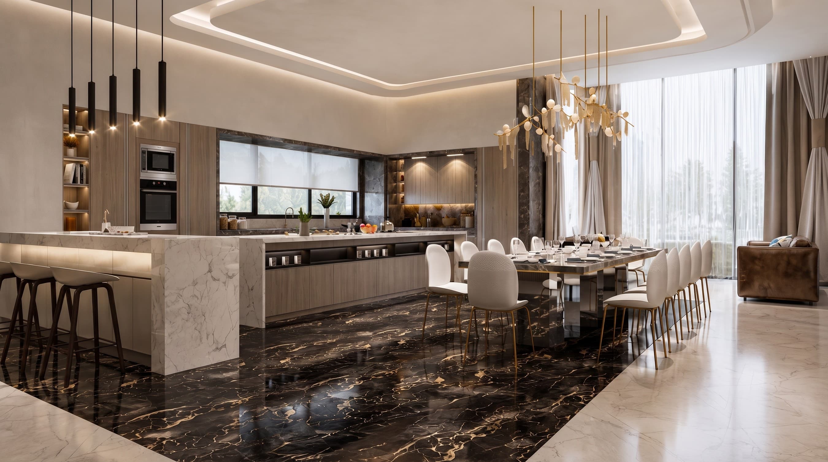 Kitchen, Bar & Breakfast