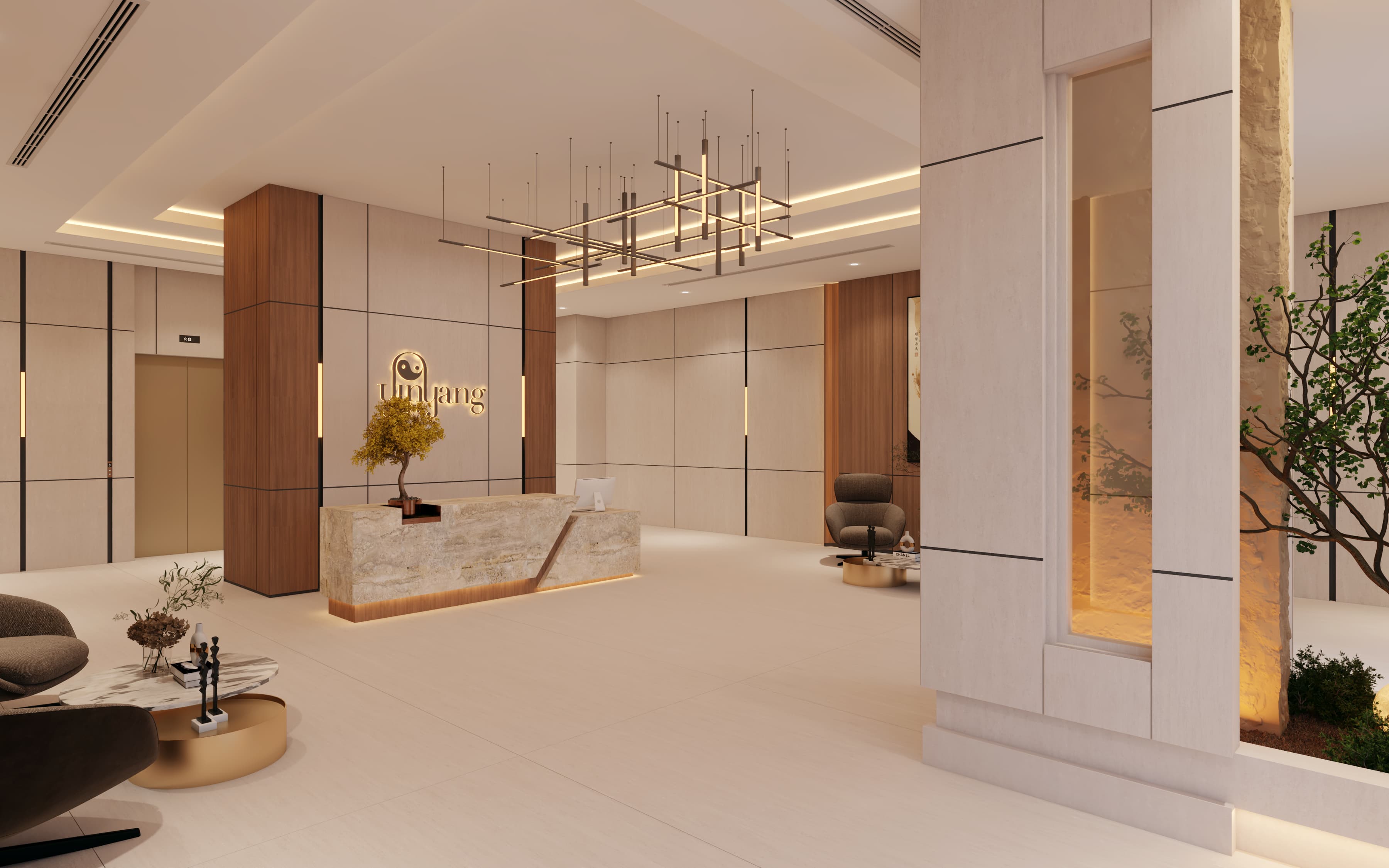 Reception lobby